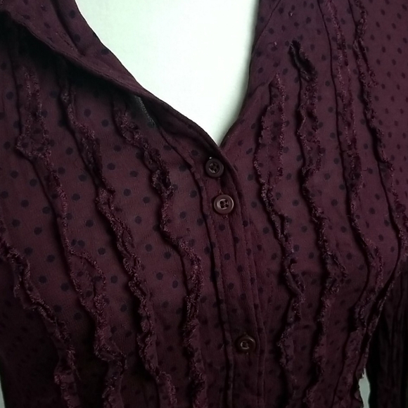 UO // cooperative polka dot ruffle bib top - Picture 2 of 13